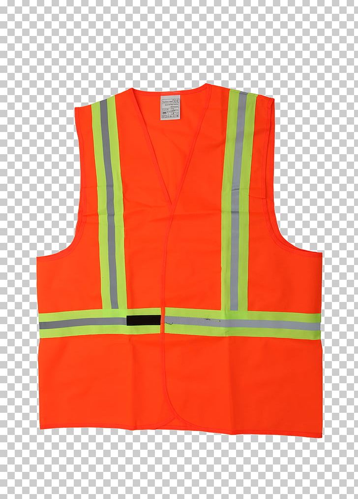 Gilets Sleeveless Shirt High-visibility Clothing PNG, Clipart, Clothing, Color Orange, Gilets, Highvisibility Clothing, Highvisibility Clothing Free PNG Download