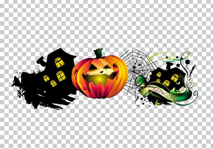 Halloween Haunted House White Transparent, Pumpkin Halloween Material  Haunted House Element, Png, Material, Halloween PNG Image For Free Download