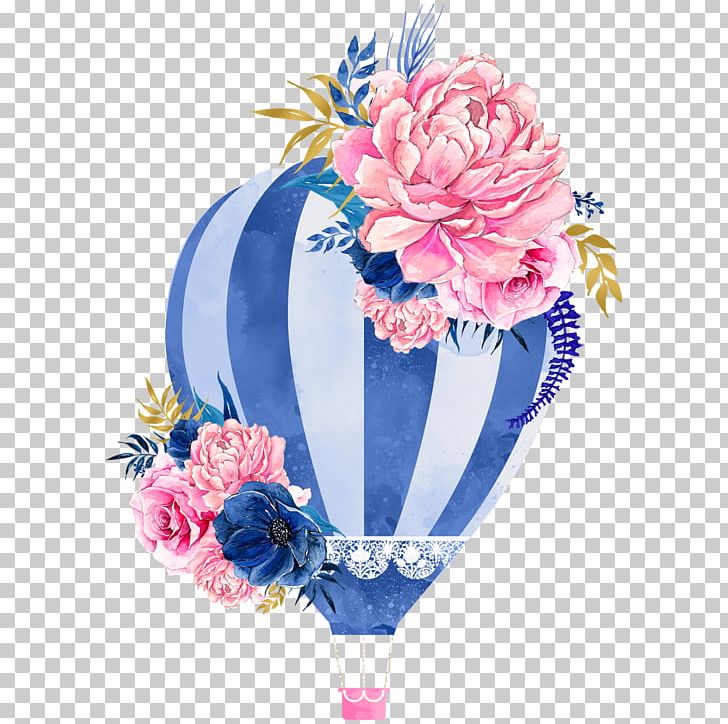 Watercolor Painting Hot Air Balloon Watercolour Flowers PNG, Clipart, Art, Balloon, Cut Flowers, Floral Design, Flower Free PNG Download