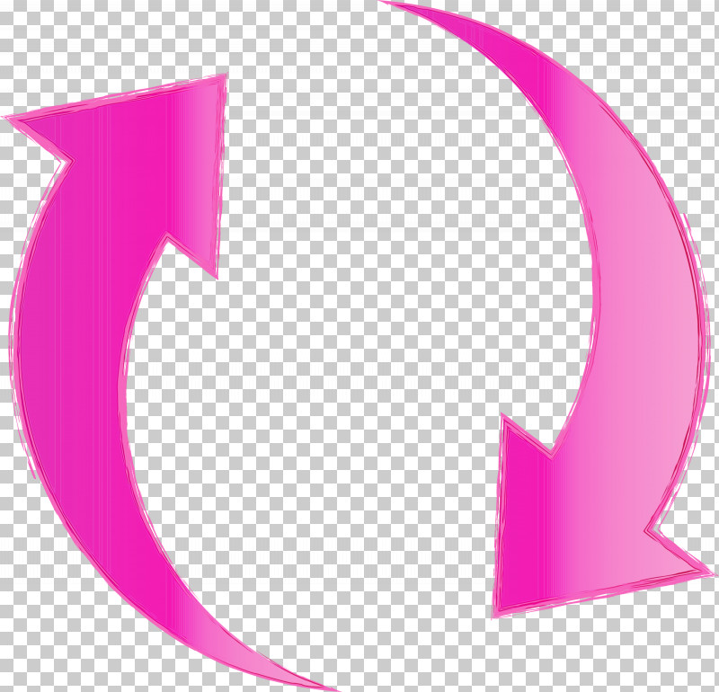 Pink Magenta Symbol Crescent PNG, Clipart, Crescent, Magenta, Paint, Pink, Reload Arrow Free PNG Download