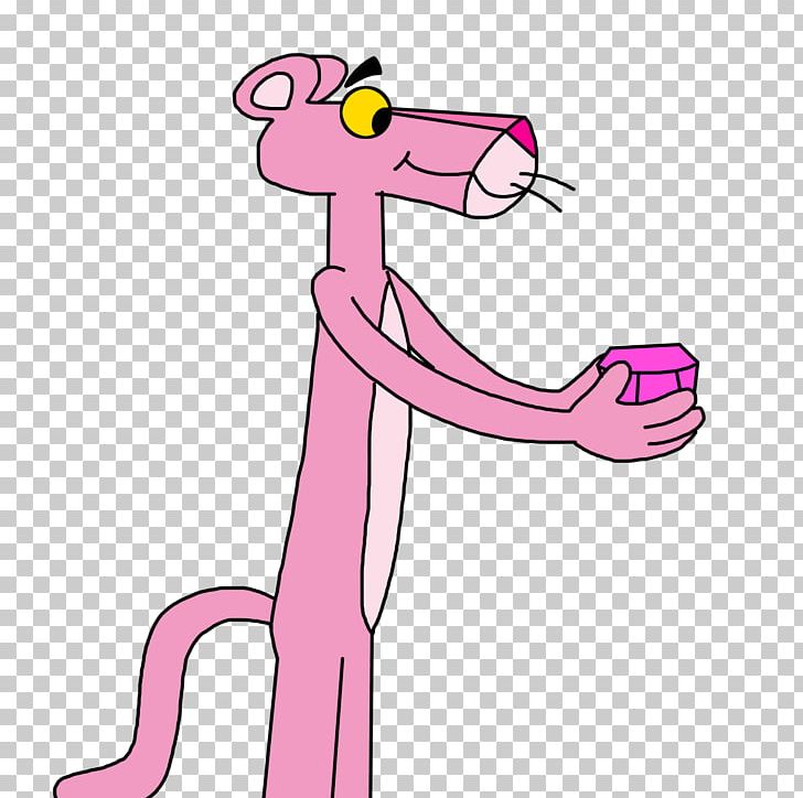 The Pink Panther Pink Panther Jewel Cartoon PNG, Clipart, Animal Figure, Area, Artwork, Cartoon, Finger Free PNG Download