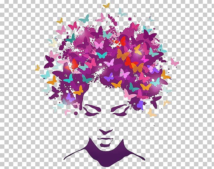 Butterfly Woman With The Hair Afro-textured Hair PNG, Clipart, Afrotextured Hair, Art, Beauty Parlour, Bryan, Butterfly Free PNG Download