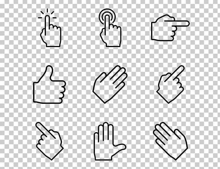 Computer Icons Symbol Gesture Hand Finger PNG, Clipart, Angle, Area, Art, Black, Black And White Free PNG Download