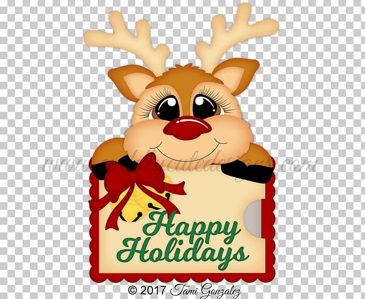 Reindeer Santa Claus Gift Card Christmas PNG, Clipart, Christmas, Christmas Decoration, Christmas Ornament, Deer, Easter Free PNG Download