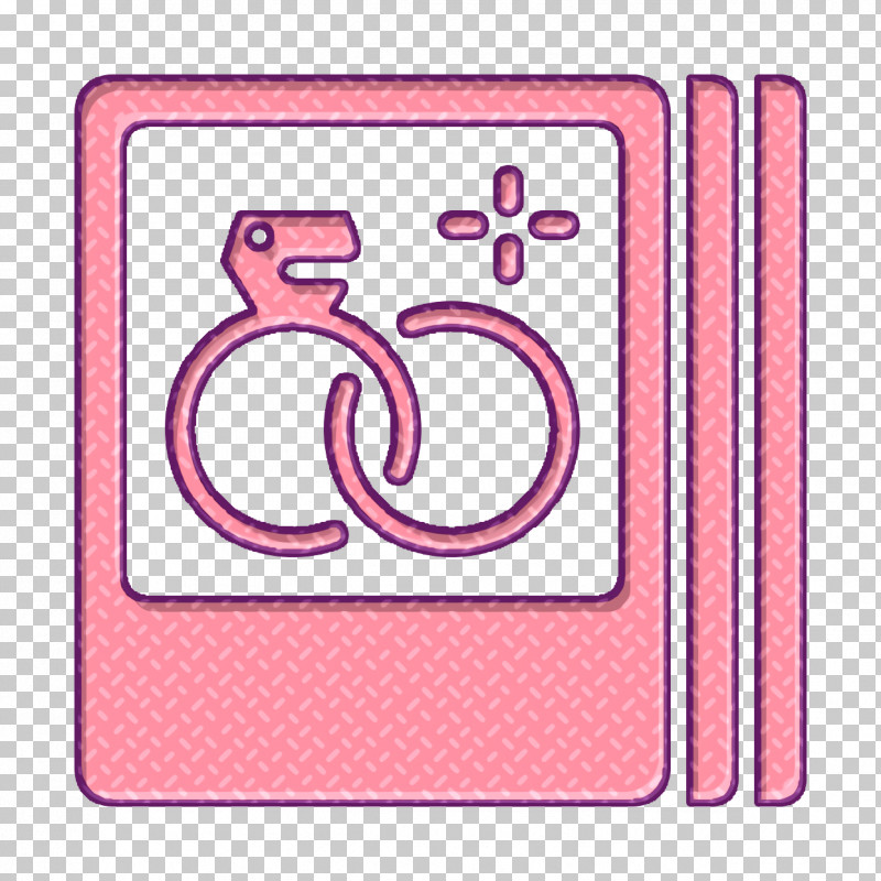 Wedding Photo Icon Wedding Icon Polaroid Icon PNG, Clipart, Line, Pink, Polaroid Icon, Rectangle, Square Free PNG Download