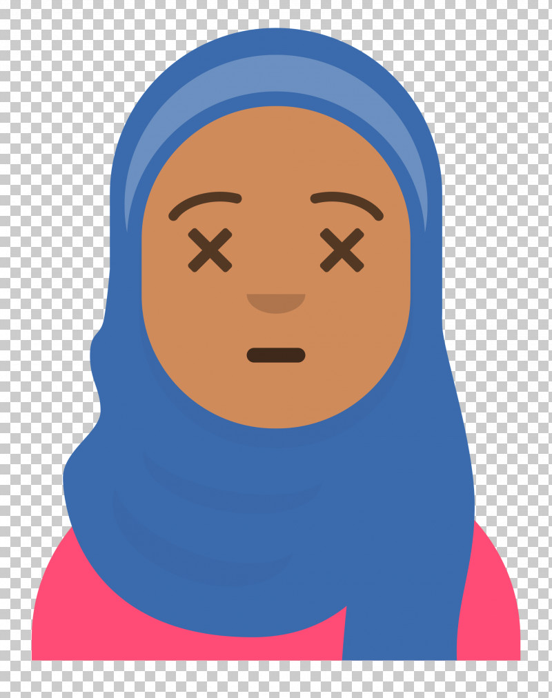 Hijab Avatar PNG, Clipart, Cartoon, Conversation, Electric Blue M, Face, Forehead Free PNG Download