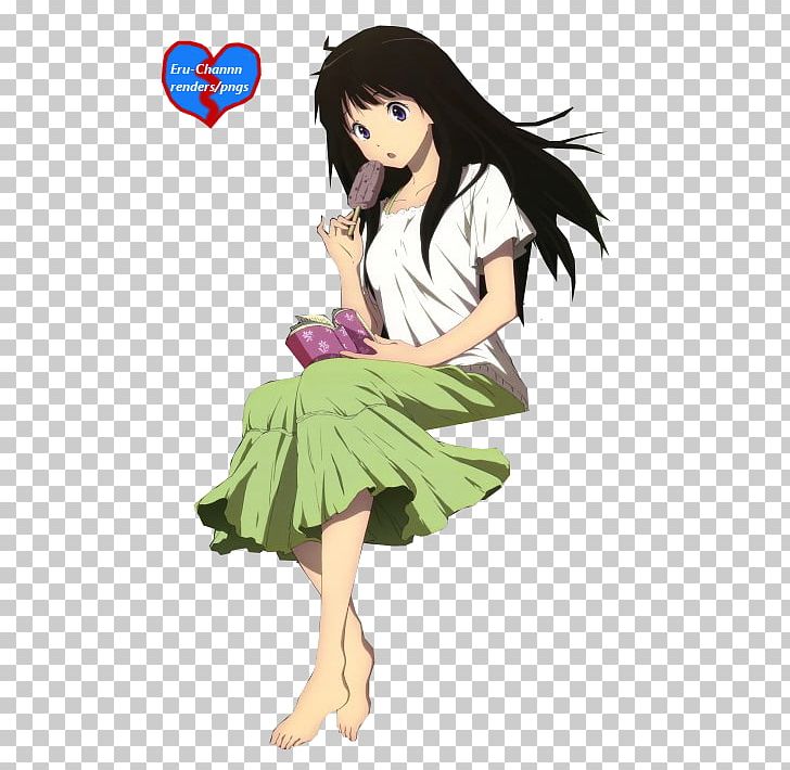 Eru Chitanda Hyouka Rendering Classic Literature Club PNG, Clipart, Anime, Arm, Art, Artist, Black Hair Free PNG Download