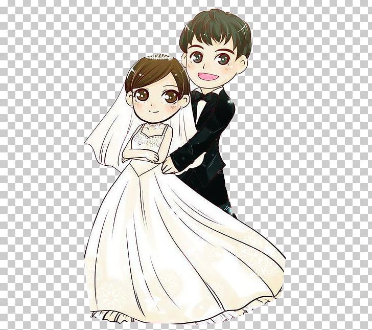 Wedding Photography Marriage Couple Cartoon PNG, Clipart, Black Hair, Cartoon, Cartoon Eyes, Child, Couple Free PNG Download