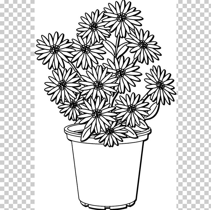 Cut Flowers Floral Design Flowerpot White PNG, Clipart, Art, Black And White, Body Jewellery, Body Jewelry, Cut Flowers Free PNG Download