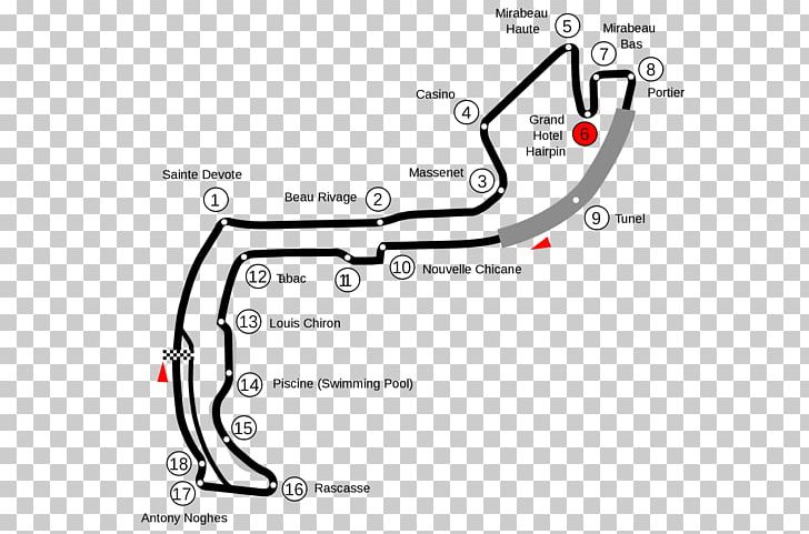 Monte Carlo Circuit De Monaco 2001 Monaco Grand Prix Formula One 2017 Monaco Grand Prix PNG, Clipart, 1993 Monaco Grand Prix, 2017 Monaco Grand Prix, Area, Auto Part, Auto Racing Free PNG Download