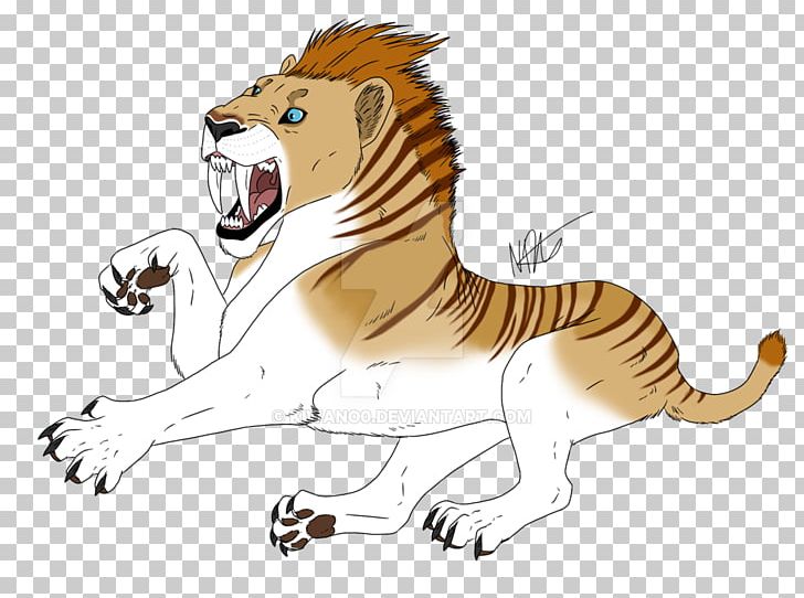 Saber-toothed Tiger Lion Whiskers Saber-toothed Cat PNG, Clipart, Animal, Animals, Artist, Big Cats, Carnivoran Free PNG Download