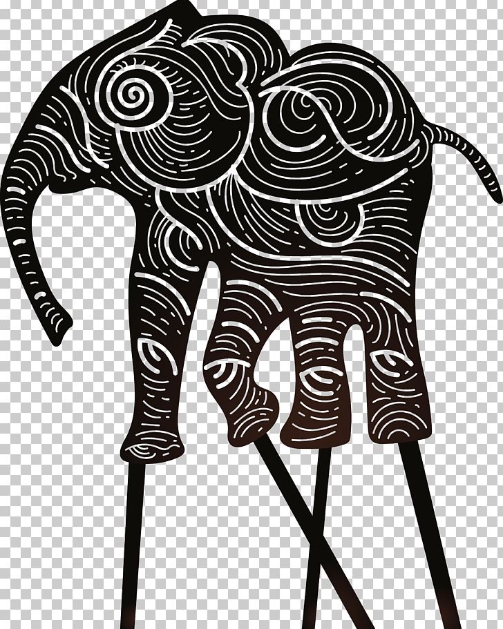 African Elephant Euclidean PNG, Clipart, Africa, Animal, Art, Asian Elephant, Black And White Free PNG Download