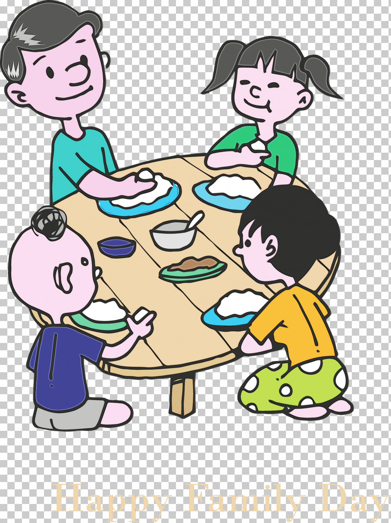Cartoon People Social Group Sharing Male PNG, Clipart, Cartoon, Child, Family, Family Day, Happy Family Day Free PNG Download