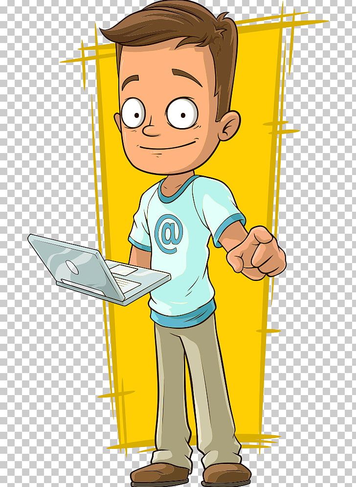 Cartoon Illustration PNG, Clipart, Boy, Business Man, Cartoon Man, Child, Computer Free PNG Download