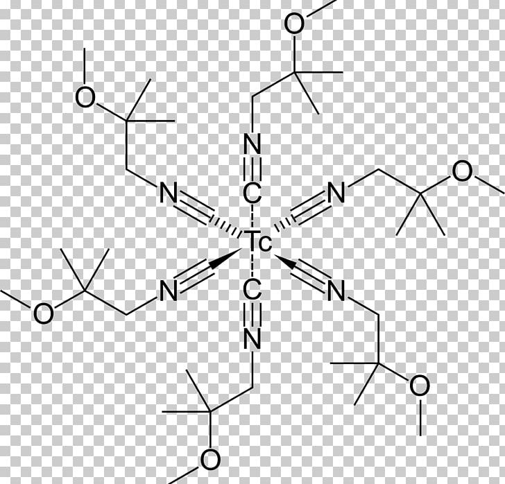 Technetium (99mTc) Sestamibi Technetium-99m PNG, Clipart, Angle, Area, Black And White, Chemical Structure, Circle Free PNG Download