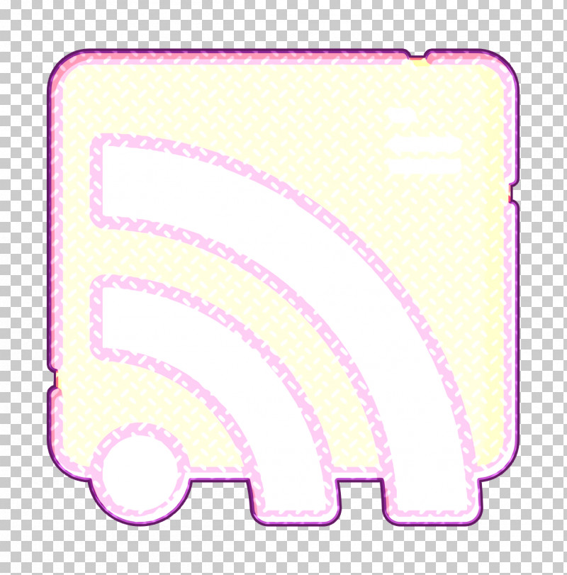Social Media Icon Ui Icon Rss Icon PNG, Clipart, Angle, Line, Meter, Pink M, Rss Icon Free PNG Download