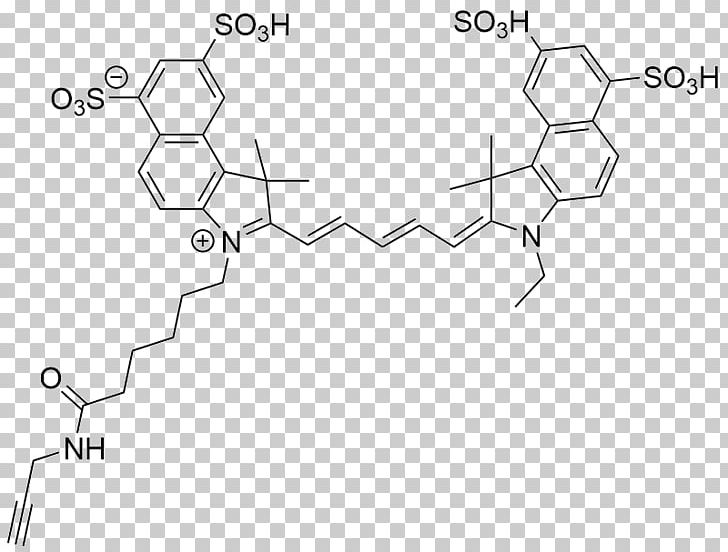Cyanine Alexa Fluor Dye N-Hydroxysuccinimide Maleimide PNG, Clipart, Angle, Area, Azide, Binap, Black And White Free PNG Download
