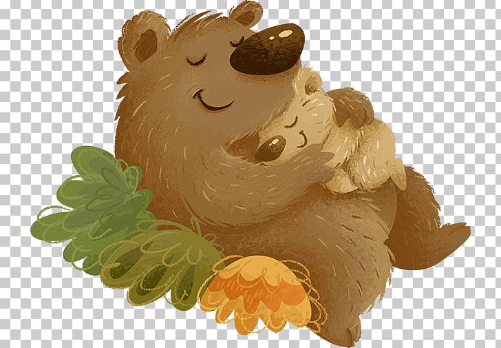 Bear Groundhog Sleep PNG, Clipart, Animals, Art, Bear, Big Cats, Book Free PNG Download