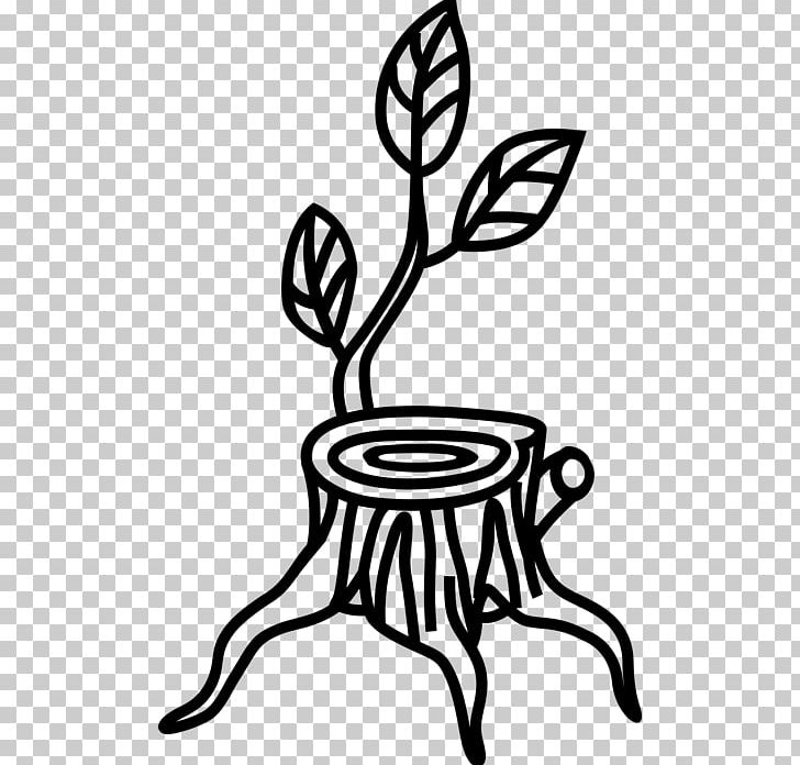 Tree Stump Trunk PNG, Clipart, Artwork, Black And White, Branch, Clip Art, Drawing Free PNG Download