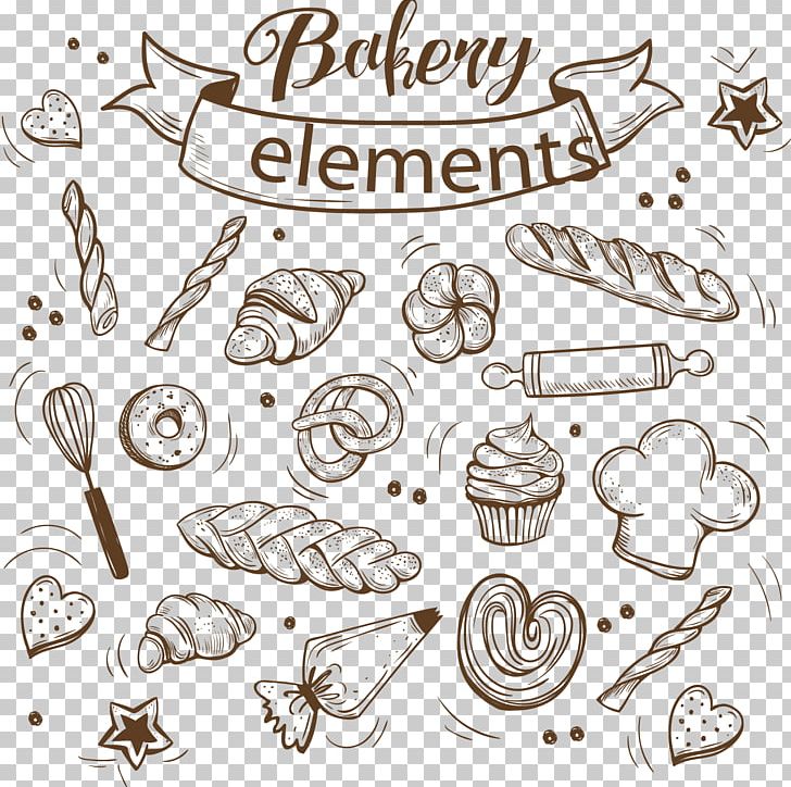 Bakery Cupcake Bread Baking PNG, Clipart, Bake, Cake, Clip Art, Design, Design Element Free PNG Download