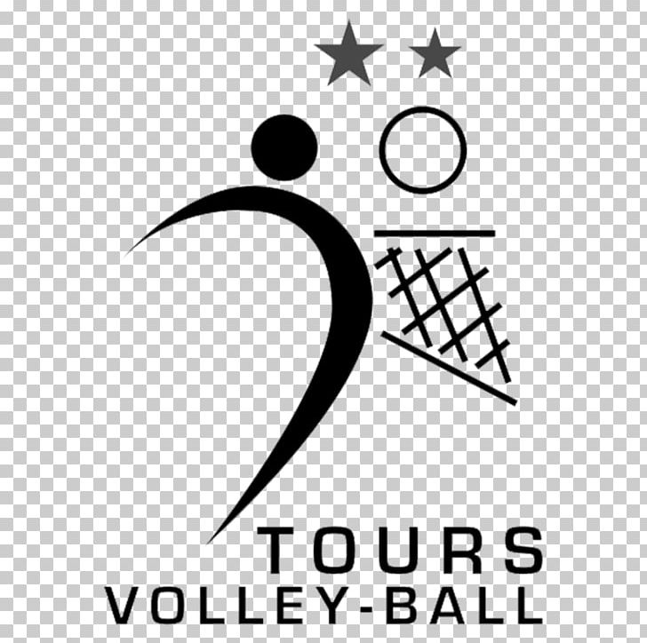 Tours VB Volleyball Otodynamics Logo PNG, Clipart, Angle, Area, Black And White, Brand, Circle Free PNG Download