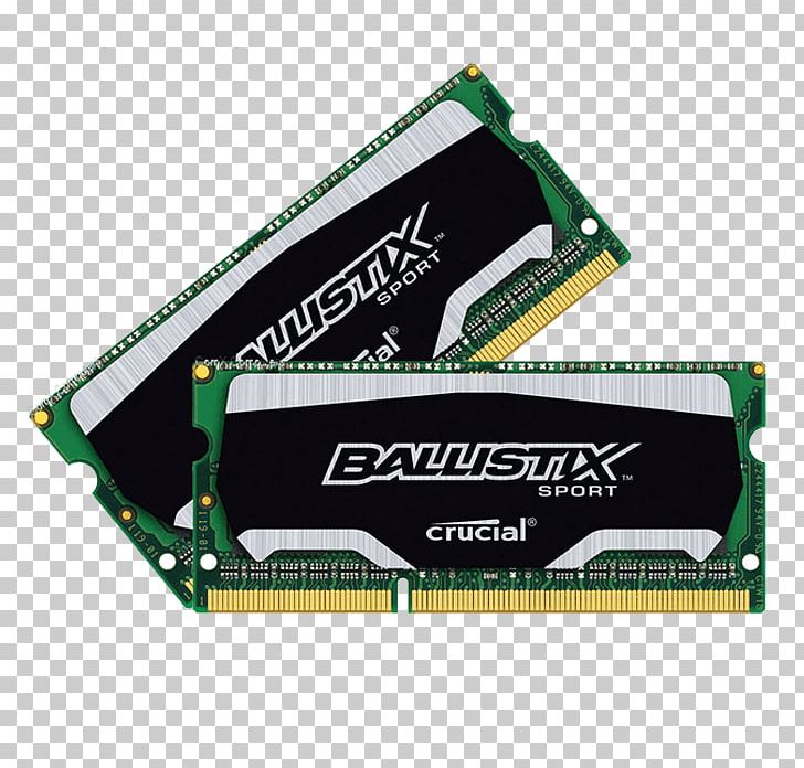 Laptop SO-DIMM Ballistix Sport PNG, Clipart, Ddr3 Sdram, Ddr3l Sdram, Dimm, Electronic Device, Electronics Accessory Free PNG Download