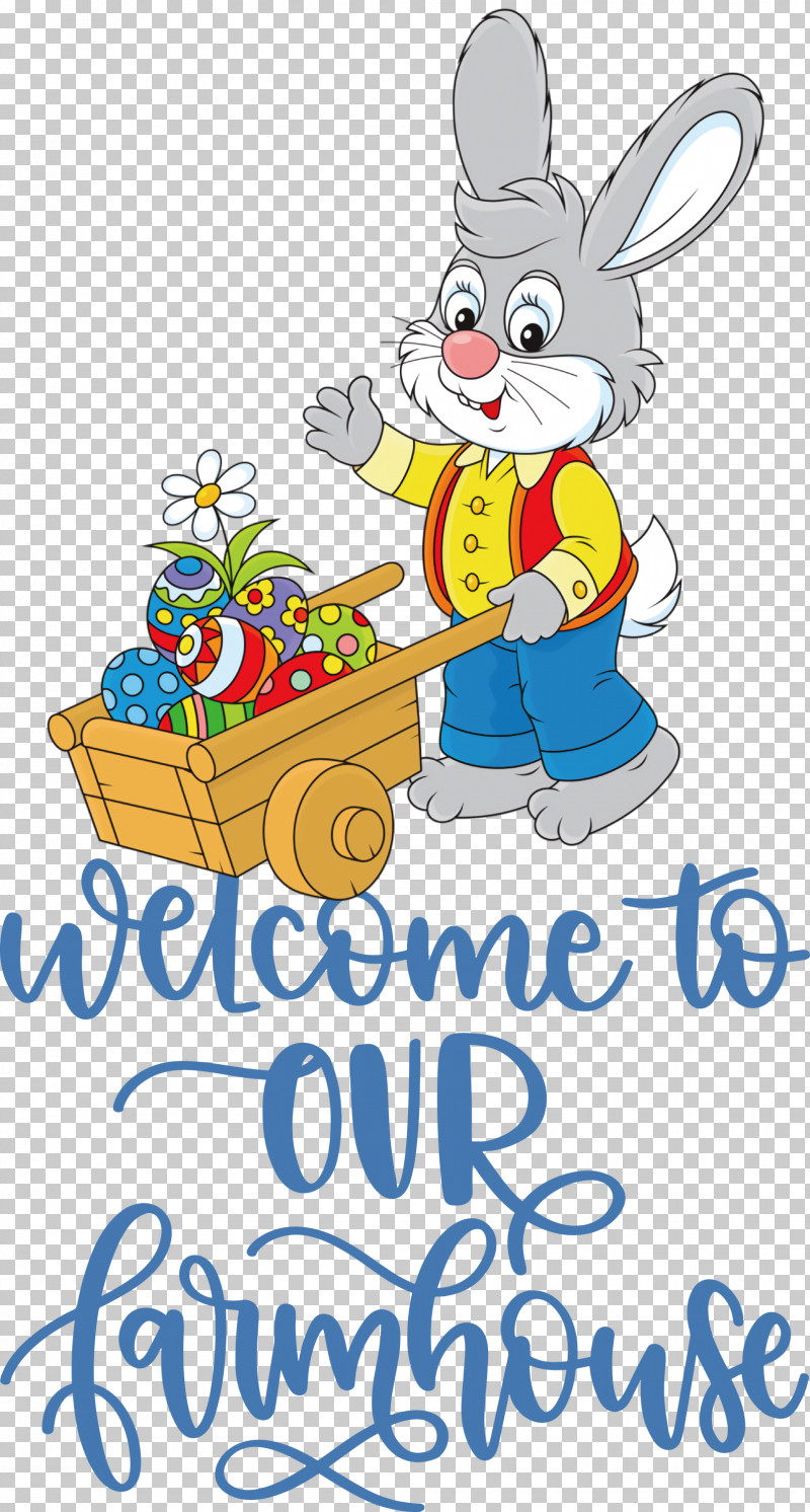 Welcome To Our Farmhouse Farmhouse PNG, Clipart, Cartoon, Easter Bunny, Farmhouse, Meter Free PNG Download