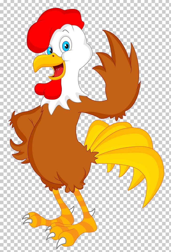 Chicken Rooster Cartoon PNG, Clipart, Animals, Art, Beak, Bird, Cartoon Free PNG Download