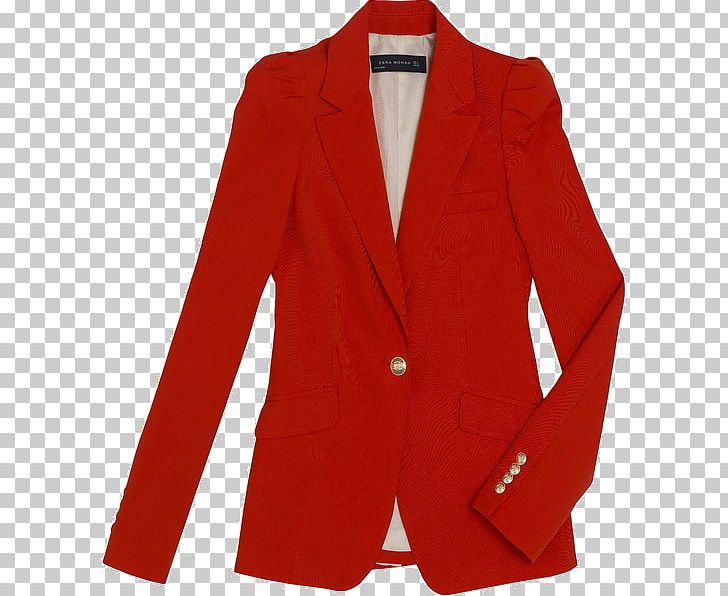 Blazer Jacket Zara Red Button PNG, Clipart, Blazer, Blouson, Button, Clothing, Formal Wear Free PNG Download