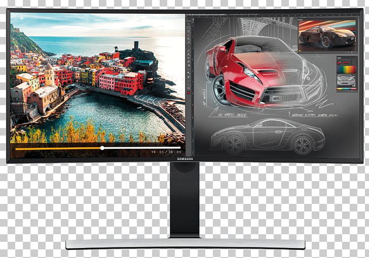 Computer Monitors 21:9 Aspect Ratio Widescreen Samsung Curved Screen PNG, Clipart, 219 Aspect Ratio, 1440p, Advertising, Computer, Computer Wallpaper Free PNG Download