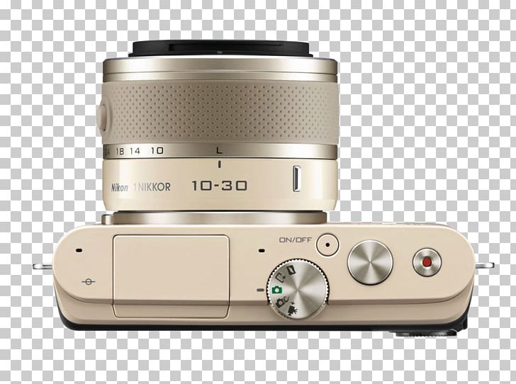 Camera Lens Nikon 1 J3 Nikon 1 S1 Mirrorless Interchangeable-lens Camera PNG, Clipart, Beige, Camera, Camera Lens, Cameras Optics, Digital Camera Free PNG Download