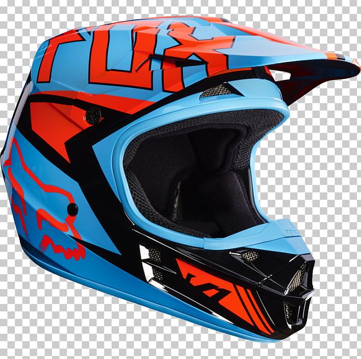 Motorcycle Helmets Fox Racing Racing Helmet PNG, Clipart, Blue, Electric Blue, List Price, Motocross, Motorcycle Free PNG Download