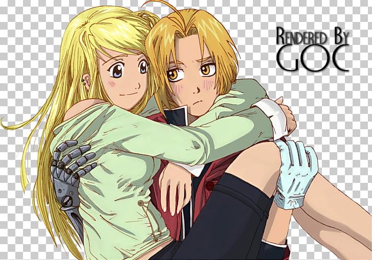 Winry Rockbell Edward Elric Fullmetal Alchemist Anime Alchemy PNG, Clipart, 4k Resolution, Animated Film, Arm, Blond, Brown Hair Free PNG Download