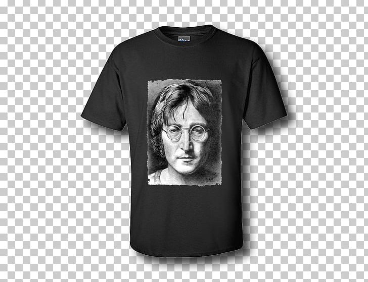 T-shirt John Lennon Sleeve Art PNG, Clipart, Art, Black, Black And White, Brand, Clothing Free PNG Download