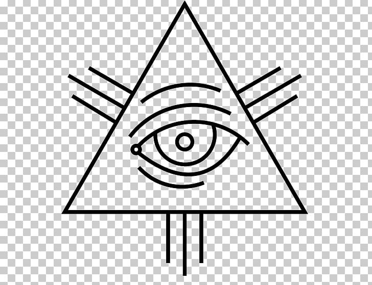 Eye Of Providence Symbol Illuminati Divine Providence PNG, Clipart, Angle, Area, Black And White, Caodaism, Christianity Free PNG Download