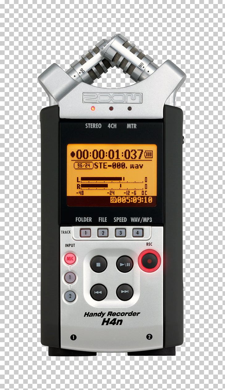 Microphone Digital Audio Zoom H4n Handy Recorder Zoom Corporation PNG, Clipart, Audio, Digital Audio, Electronic Device, Electronics, Measuring Instrument Free PNG Download