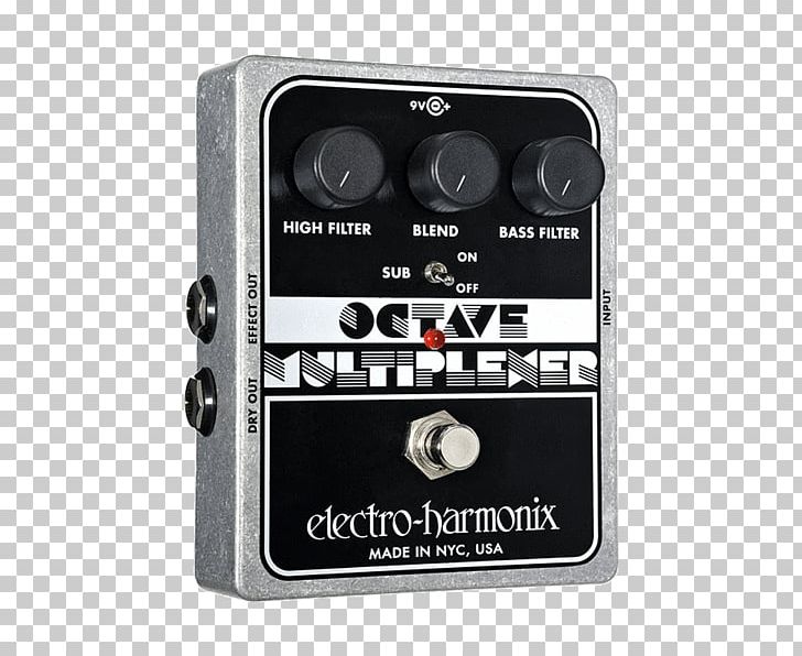 Effects Processors & Pedals Electro-Harmonix Octave Multiplexer Octave Effect PNG, Clipart, Audio, Audio Equipment, Bass Guitar, Effects Processors Pedals, Electric Guitar Free PNG Download