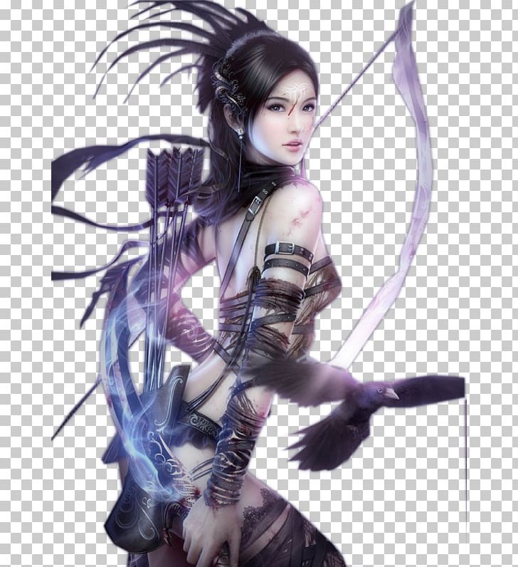 Female Elf Woman Fantasy Painting Png Clipart Anime Bayan