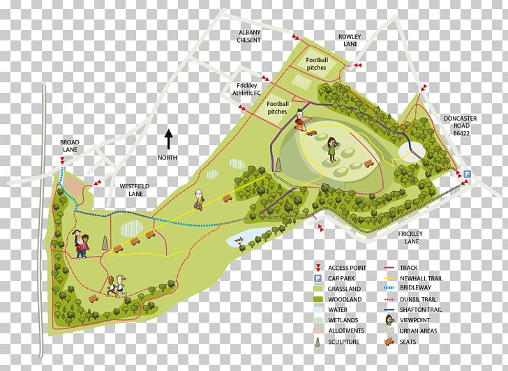 Frickley Country Park Frickley Lane Map PNG, Clipart, Area, Country, Country Park, Elevation, Footpath Free PNG Download