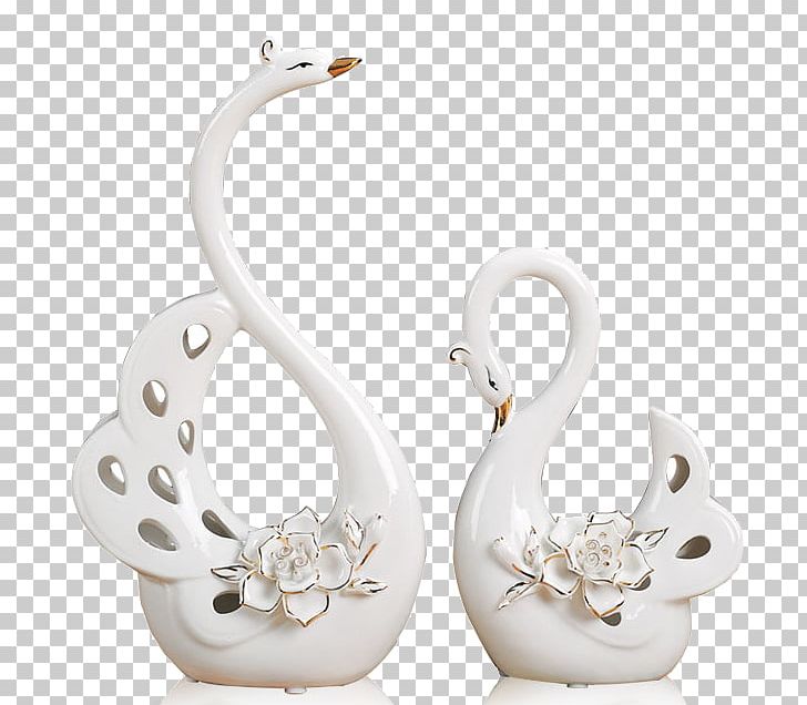 Whooper Swan Tundra Swan Porcelain Ceramic White PNG, Clipart, Aliexpress, Animals, Ceramics, Christmas Ornament, Christmas Ornaments Free PNG Download