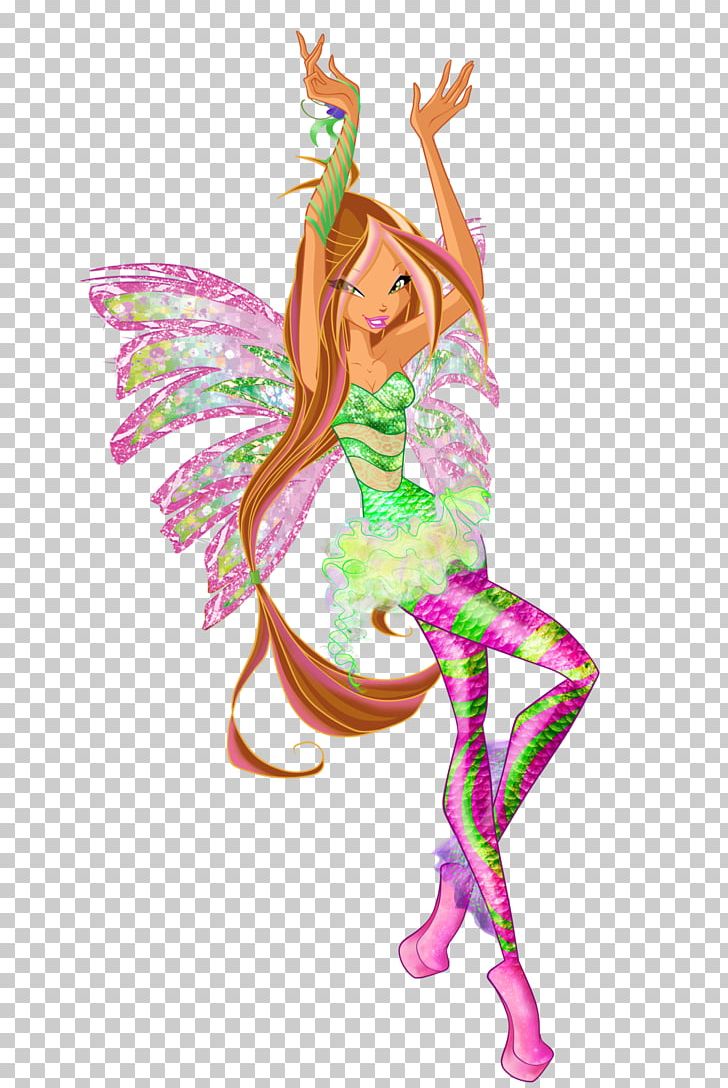 Flora Bloom The Trix Sirenix Fairy PNG, Clipart, Art, Barbie, Bloom, Costume Design, Deviantart Free PNG Download