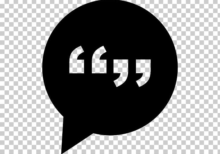 Quotation Computer Icons Symbol Sign PNG, Clipart, Black And White, Brand, Circle, Computer Icons, Encapsulated Postscript Free PNG Download