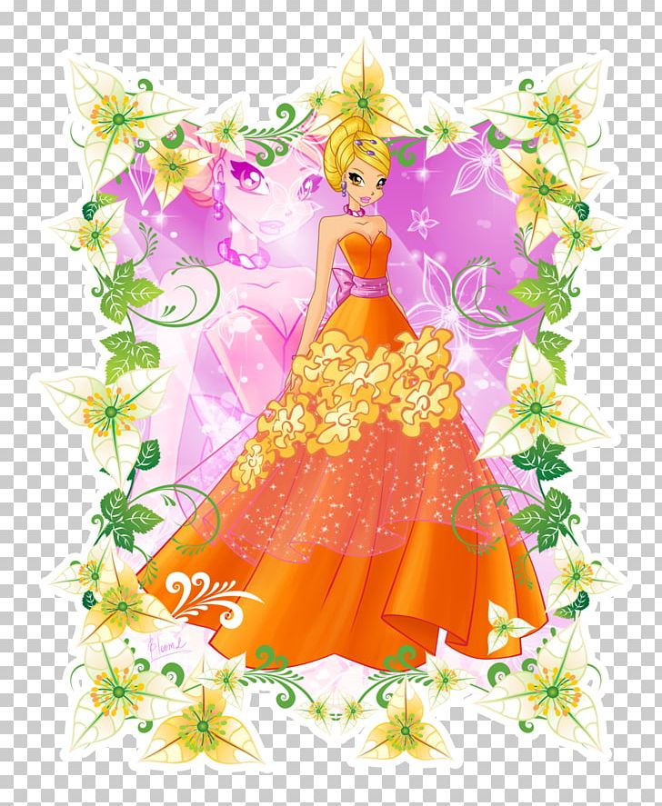 Stella Bloom Tecna Floral Design Winx Club PNG, Clipart, Animated Cartoon, Art, Bloom, Butterflix, Costume Design Free PNG Download