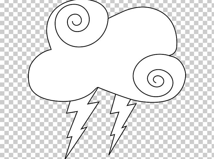 Thunder White Cloud PNG, Clipart, Angle, Area, Artwork, Black, Black And White Free PNG Download