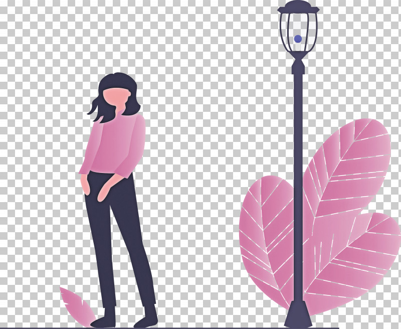 Modern Girl PNG, Clipart, Leaf, Modern Girl, Pink, Plant Free PNG Download