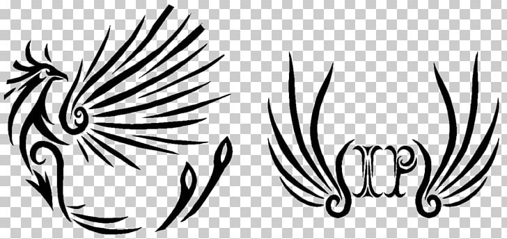 Phoenix Tribe PNG, Clipart, Artwork, Beak, Black, Black And White, Cartoon Free PNG Download