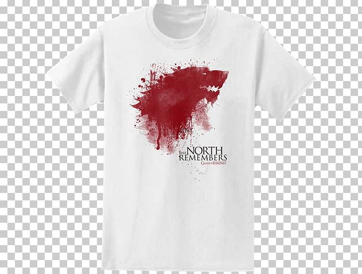 T-shirt The North Remembers Winter Is Coming House Stark Jon Snow PNG, Clipart, Active Shirt, Brand, Bran Stark, Clothing, Game Of Thrones Free PNG Download