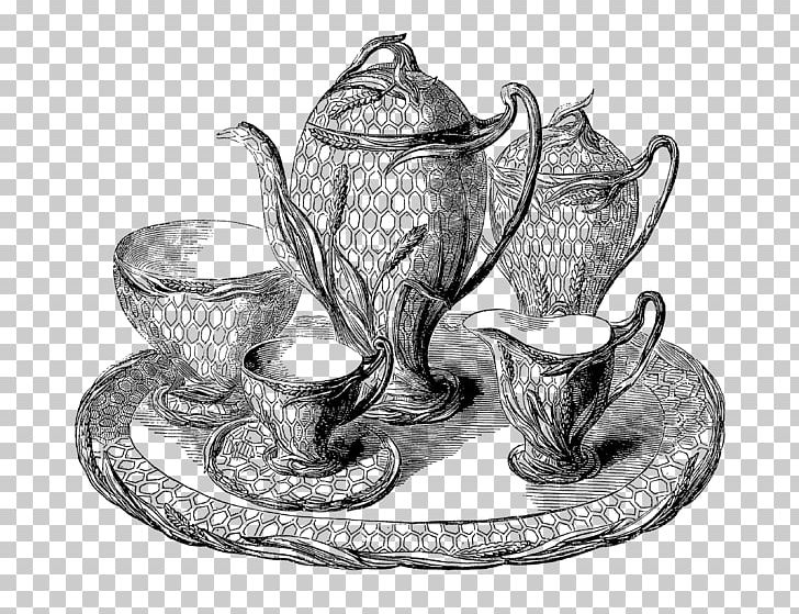 Victorian Era Drawing Tea PNG, Clipart, Art, Black And White, Cartoon, Clip, Clip Art Free PNG Download