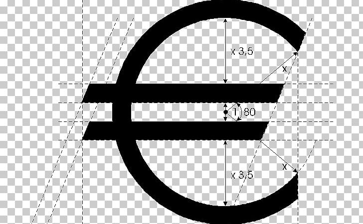 Euro Sign Currency Symbol EUR/USD PNG, Clipart, 2 Euro Coin, Angle, Area, Black And White, Brand Free PNG Download