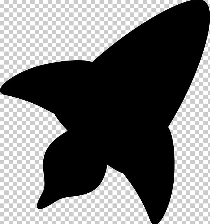 Rocket Spacecraft Silhouette PNG, Clipart, Beak, Black And White, Butterfly, Fin, Monochrome Free PNG Download